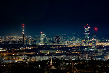 Fototapeta na wymiar Wien Skyline 