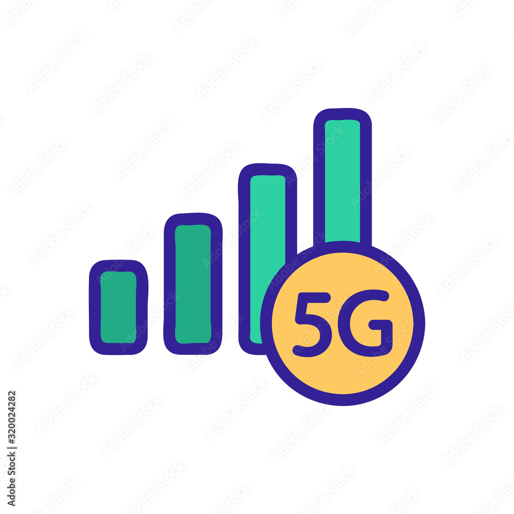 Poster wifi connection icon vector. a thin line sign. isolated contour symbol illustration