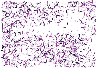 Festive color ribbon confetti background. Abstract frame confetti texture for holiday, postcard, poster, website, carnivals, birthday and children's parties. Cover confetti mock-up. Wedding card