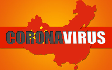 Obraz premium Wuhan coronavirus 2019-nCoV concept