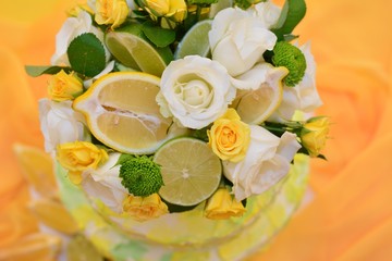 cake with lemons, lime cake,wedding yellow cake white with yellow cake
