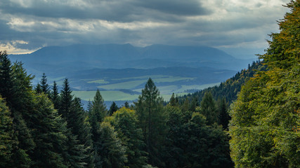 Tatry z Pienińskiego Parku Narodowego 