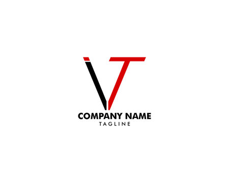 Initial Letter IVT Logo Template Design
