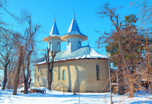 Church of Saint Serafim in Chisinau city from Moldova 