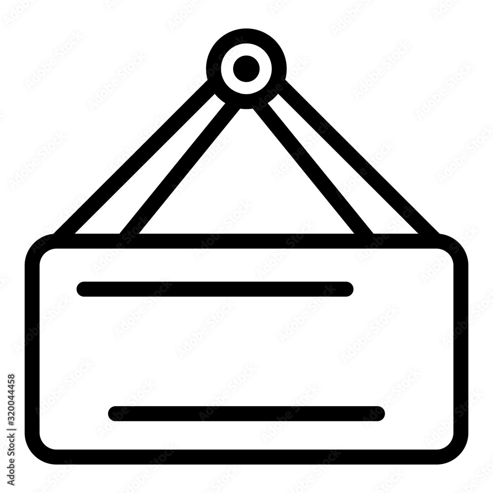 Poster portable fridge icon. outline portable fridge vector icon for web design isolated on white backgroun