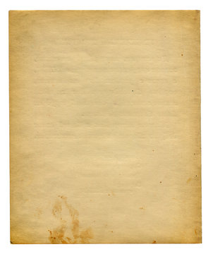 Vintage Paper Isolated