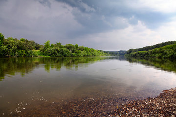 Fototapeta na wymiar Small River Nature Landscape