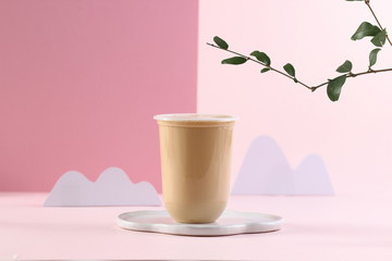 Summer drink, fresh jujube coffee drink