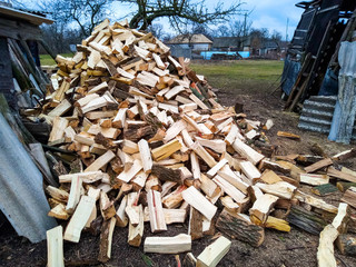 pile of wood logs
