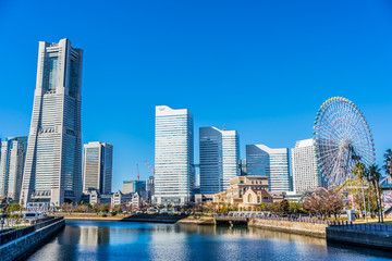 Obraz premium Classic date spot Yokohama ~ 横浜 みなとみらい デートスポットの定番 観覧車 ~ 