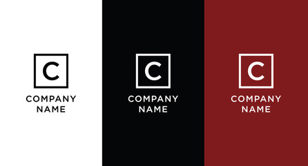 C logo template vector concept