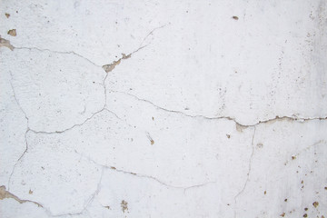 Composition with concrete cement wall with crack in industrial building, Will be good for your design and texture background. Old grunge cracked wall for background