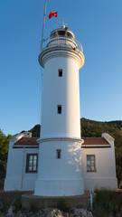 Fototapeta na wymiar The lighthouse on the Lycian way