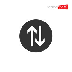 Arrow Direction Sign Icon Design Vector