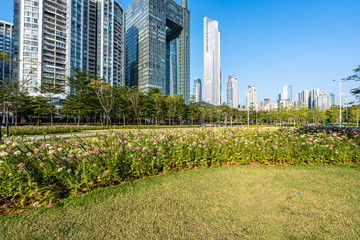 Fototapeta premium view of city
