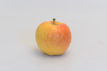  A GALA APPLE isolated on white background.