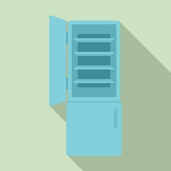 House fridge icon. Flat illustration of house fridge vector icon for web design