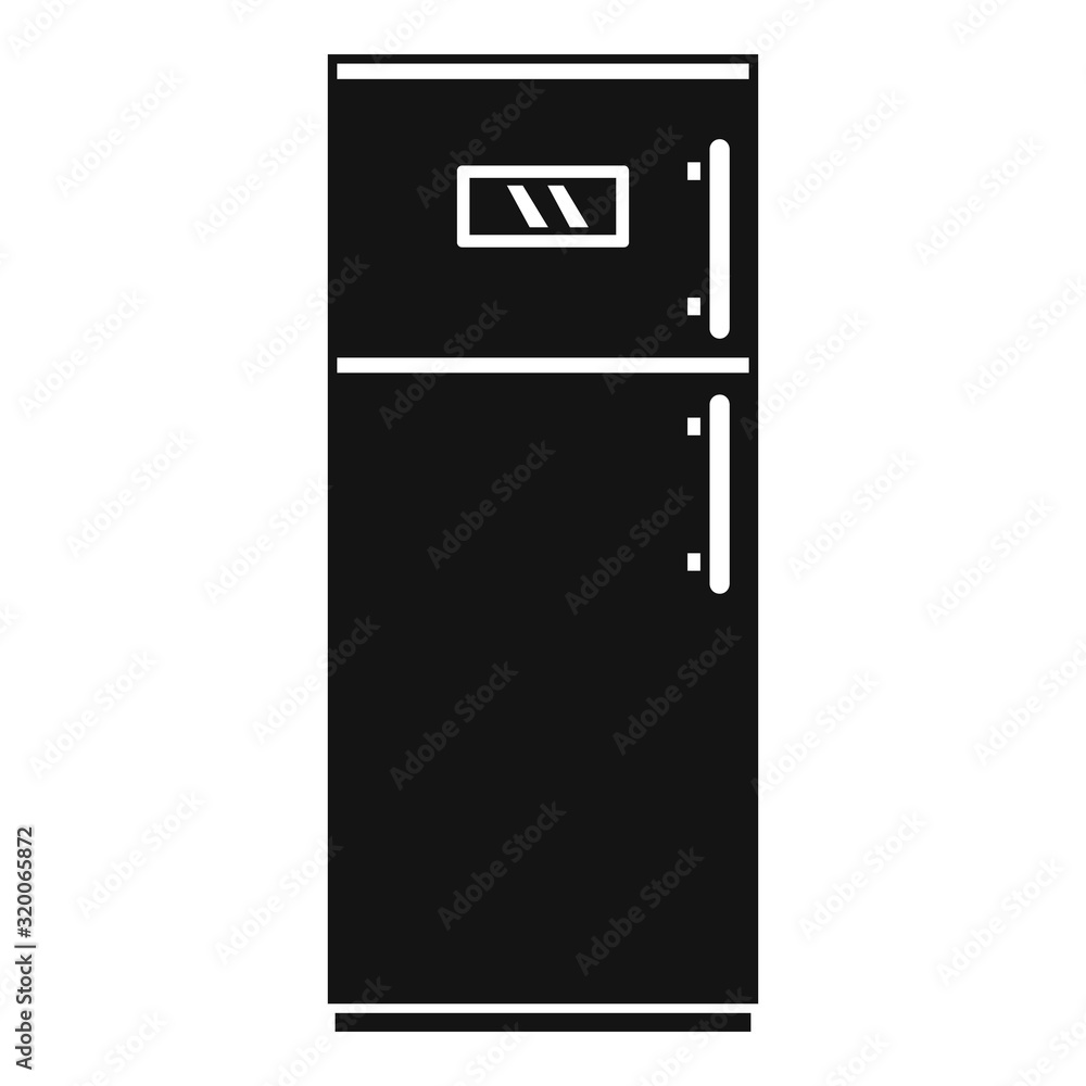 Poster modern fridge icon. simple illustration of modern fridge vector icon for web design isolated on whit