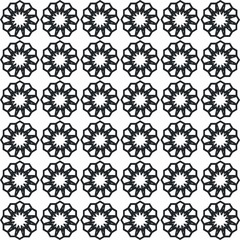 seamless geometric patterns. Black and white line backgrounds collection. 