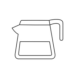 icon of coffee pot with drink