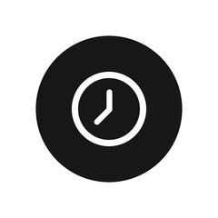 Clock vector icon, simple sign for web site and mobile app.