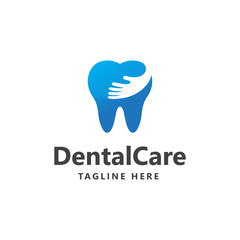 Dental Clinic logo template, Dental Care logo designs vector. Dentist logo, dental health orthodontist modern simple and clean logo design