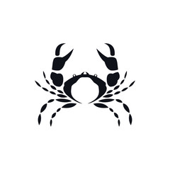 Image of fish icon. Creative vector illustration of a fish club or fish shop. Crab logo template