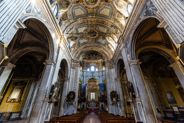 Fototapeta na wymiar Milano chiesa Santa Maria della Passione al Conservatorio