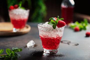 Gradient red cocktail