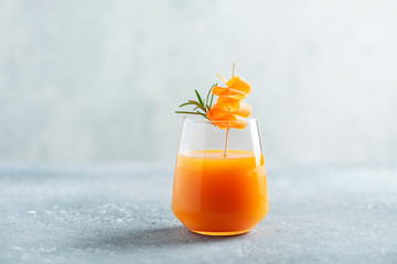 Healthy fresh juice with carrot © nolonely