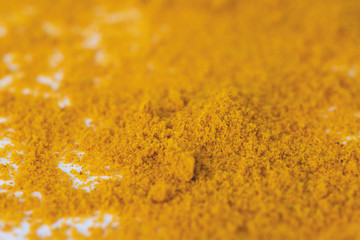 Tumeric yellow spice for curry