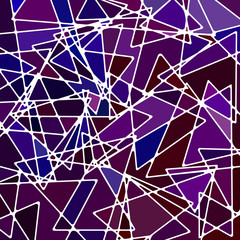 abstract vector stained-glass mosaic background