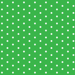 Background template design with dots on green