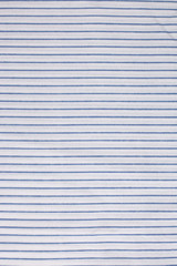 blue and white stripes on the fabric texture