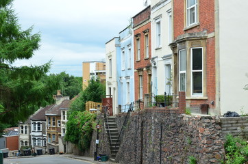 Fototapeta na wymiar Bristol Colourful Street