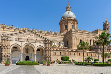 Fototapeta na wymiar Italy, Sicily, Palermo Cattedrale