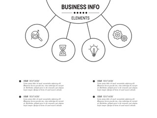 vector illustration Infographic design template with icons and 3, 4, 5, 6 options or steps. Can be used for process, presentations, layout, banner,info graph.