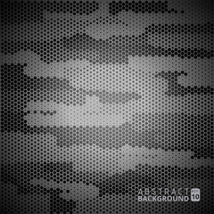 Halftone Modern camouflage abstract vector background