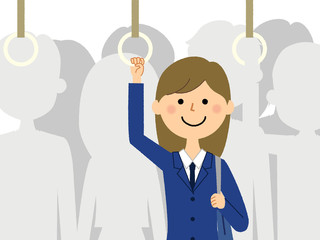 学生　通学電車