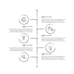 Business Infographic template. Thin line design with numbers 3, 4, 5, 6 options or steps.