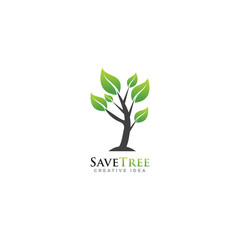 Obraz premium Nature Ecology Logo Design Vector