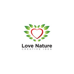 Obraz premium Nature Ecology Logo Design Vector