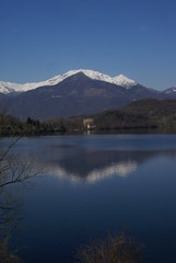 Naklejka na ściany i meble Mountain view in Turine Italy
