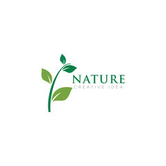 Nature Ecology Logo Design Vector