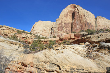 Fototapeta premium Capitol Reef National Park, Utah, in winter 