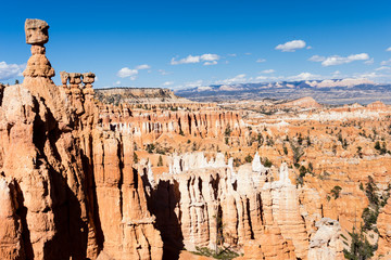 Layered limestone hoodos at Bryce Canyon National Park - Utah, USA