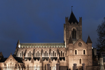 Fototapeta na wymiar Christ church cathedral, Dublin, Ireland