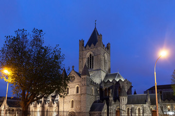 Fototapeta na wymiar Christ church cathedral, Dublin, Ireland
