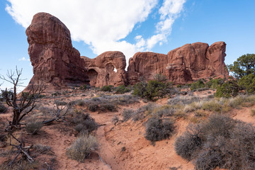 Travel and Tourism - Scenes of the Western United States. Red Rock Formations Near Canyonlands National Park, Utah.