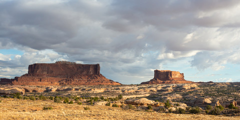 Travel and Tourism - Scenes of the Western United States. Red Rock Formations Near Canyonlands National Park, Utah.